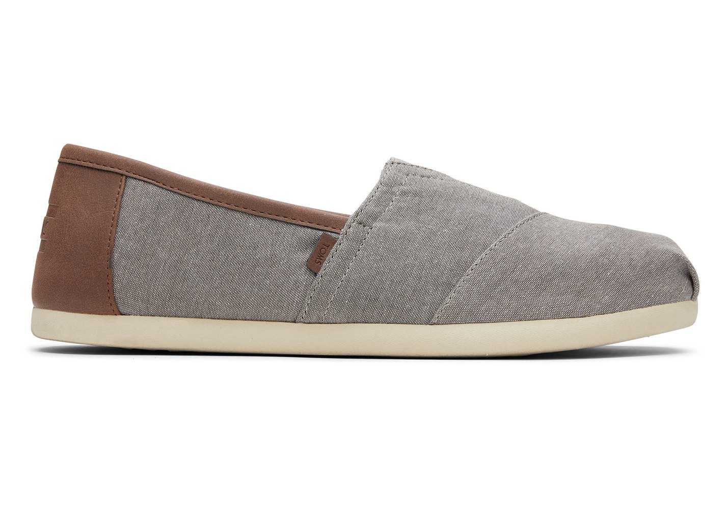 Toms Espadryle Męskie Szare - Alpargata Synthetic Trim - 38YQVPBOI